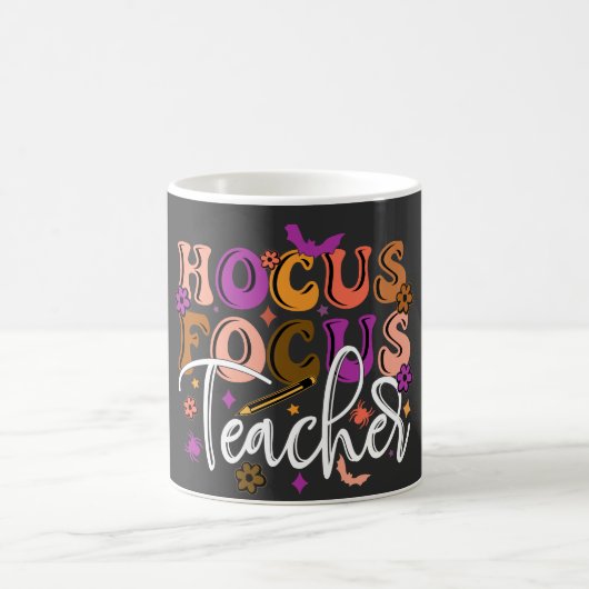 Happy Halloween- Hocus Focus Lehrer Kaffeetasse (Mittel)