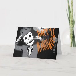 Happy Halloween Holiday Card Karte