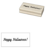 Happy Halloween Holzklotz Briefmarke Gummistempel (Stempel)