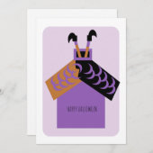 Happy Halloween House Card (Vorne/Hinten)