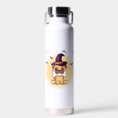 Happy Halloween Hund Trinkflasche (Vorne)