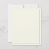 Happy Halloween Hunde in Ghost Costume Mitteilungskarte (Rückseite)