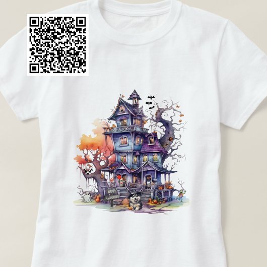 Happy Halloween Husky Hexe und Spooky Friends T-Shirt