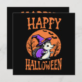 Happy Halloween Igel Hexe (Vorne/Hinten)