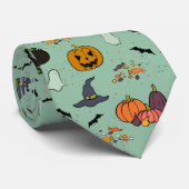 Happy Halloween II Krawatte (Gerollt)