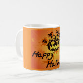Happy Halloween Illustration Kaffeetasse (Vorderseite Links)