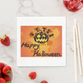 Happy Halloween Illustration Serviette (Beispiel)