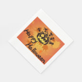 Happy Halloween Illustration Serviette (Ecke)