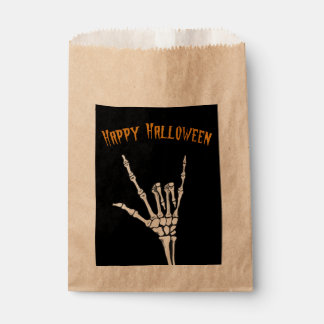 Happy Halloween ILY Skeleton Candy Bags Geschenktütchen