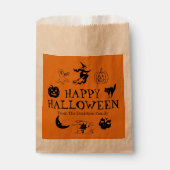 Happy Halloween individuelle Name Geschenk Leckere Geschenktütchen (Vorderseite)