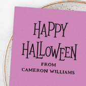 Happy Halloween individuelle Name oder Text Gummistempel