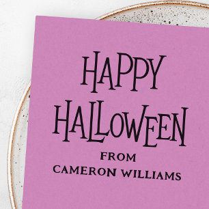 Happy Halloween individuelle Name oder Text Gummistempel