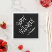 Happy Halloween individuelle Name oder Text Serviette (Beispiel)