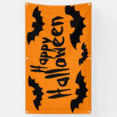 Happy Halloween Innen- oder Außenbanner mit Fleder Banner (Vertikal)