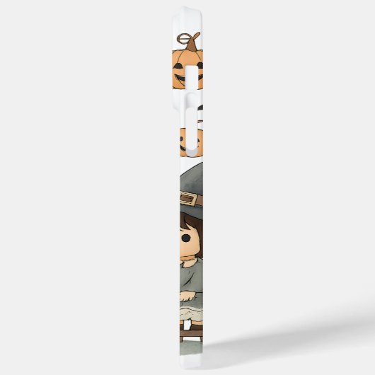 Happy Halloween iPhone Case - Niedlich Ghost Vampi (Rückseite / Links)