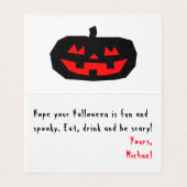 Happy Halloween, irgendwie lustig (Innenseite Aufgefaltet)