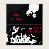 Happy Halloween, irgendwie lustig (Außenseite Aufgefaltet)