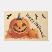 Happy Halloween Jack 0 Lattern Fußmatte (Vorderseite)