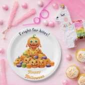 Happy Halloween Jack-O-Lantern auf dem Fell von Ca Pappteller (Party)