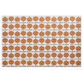 Happy Halloween Jack o' Lantern Carved Pumpkin Stoff (Fat Quarter (45,7 x 55,9 cm))