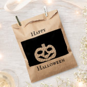 Happy Halloween Jack-o’-lantern Favor Bag Geschenktütchen (Ausgeschnitten)