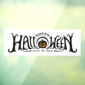 Happy Halloween Jack-O-Lantern Fensterklammer Fensteraufkleber (Blatt 3)
