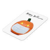 Happy Halloween Jack 'o Lantern in Gesichtsmaske Magnet (Linke Seite)