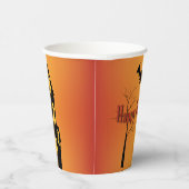 Happy Halloween Jack O' Lantern Pappbecher (Rechts)