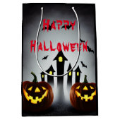 Happy Halloween Jack o' Lantern Party Mittlere Geschenktüte (Vorderseite)