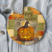 Happy Halloween Jack O' Lantern Pumpkin Button (Beispiel)