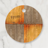 Happy Halloween Jack O' Lantern Pumpkin Gefallen T Geschenkanhänger (Rückseite)