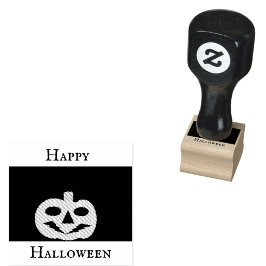 Happy Halloween Jack-o’-lantern Rubber Stamp Gummistempel