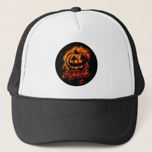 Happy Halloween Jack O Lantern Truckerkappe