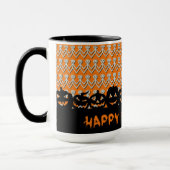 Happy Halloween Jack-O-Lanterns Tasse (Links)