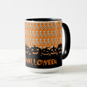 Happy Halloween Jack-O-Lanterns Tasse (VorderseiteRechts)