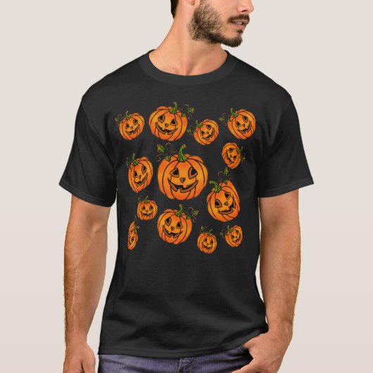 Happy Halloween | Jack-o-Laterne | Kürbis T-Shirt (Vorderseite)