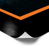 Happy Halloween Jack-o-Laterne Poster (Ecke)