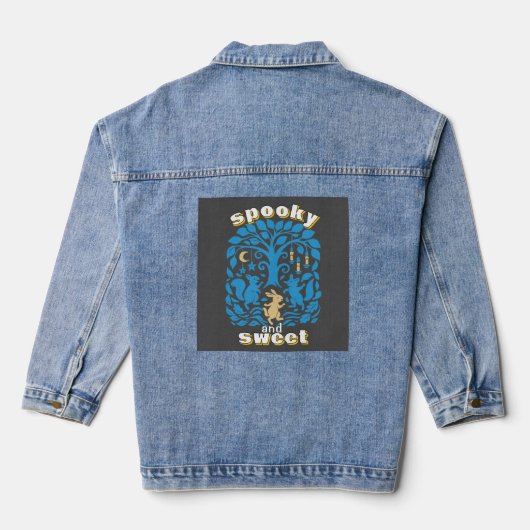 Happy Halloween Jeansjacke (Rückseite)