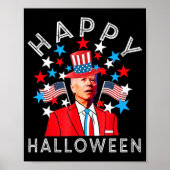 Happy Halloween Joe Biden Juli Memorial Inde Poster (Vorne)