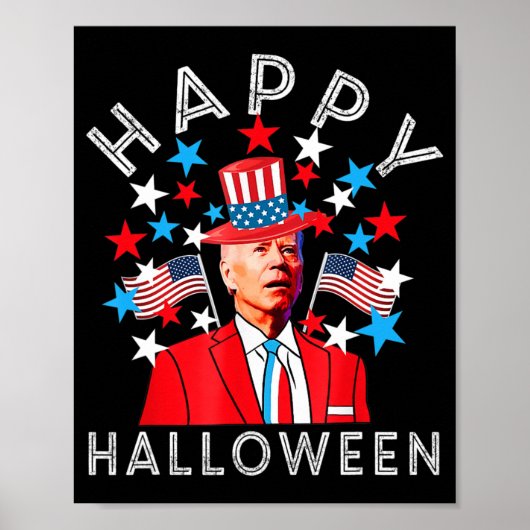 Happy Halloween Joe Biden Juli Memorial Inde Poster (Vorne)
