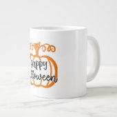 Happy Halloween Jumbo-Tasse (Vorderseite Rechts)