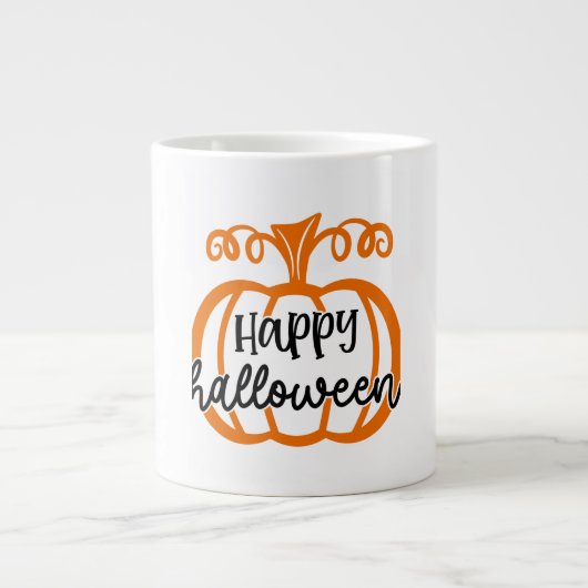 Happy Halloween Jumbo-Tasse (Vorderseite)