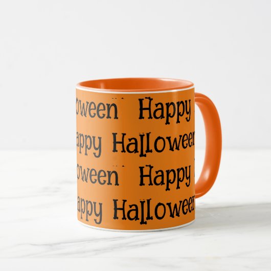 Happy Halloween-Kaffee Tasse (VorderseiteRechts)