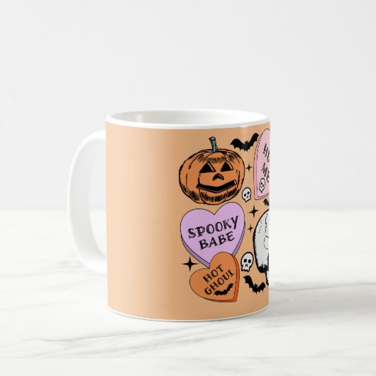Happy Halloween Kaffeetasse (Vorderseite Links)
