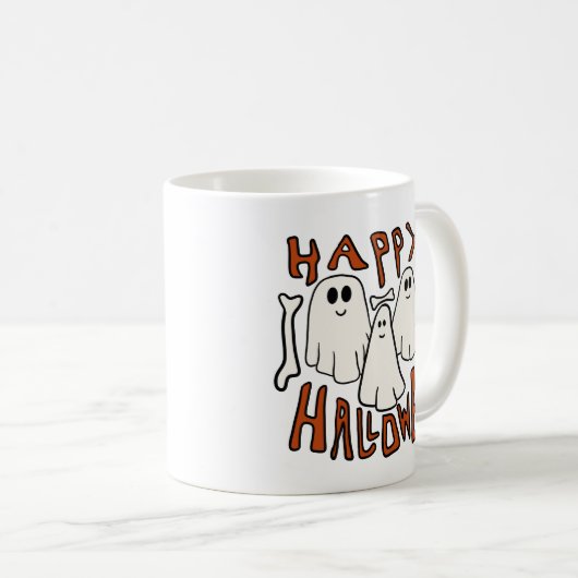 Happy Halloween Kaffeetasse (VorderseiteRechts)