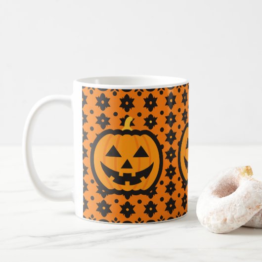 Happy Halloween Kaffeetasse (Mit Donut)