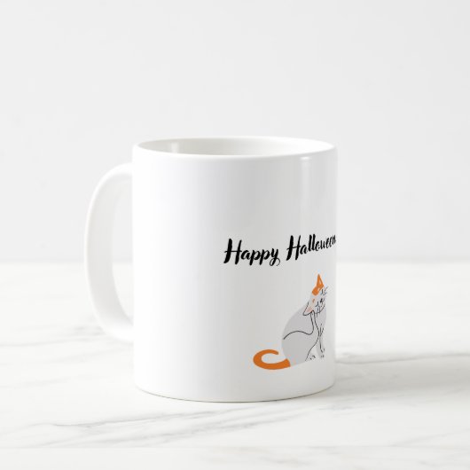 Happy Halloween Kaffeetasse (Vorderseite Links)