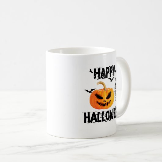 Happy Halloween Kaffeetasse (VorderseiteRechts)