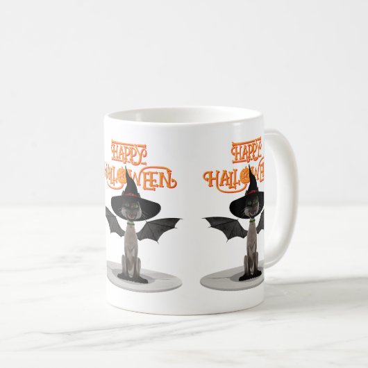 Happy Halloween. Kaffeetasse (VorderseiteRechts)