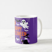 Happy Halloween Kaffeetasse (VorderseiteRechts)